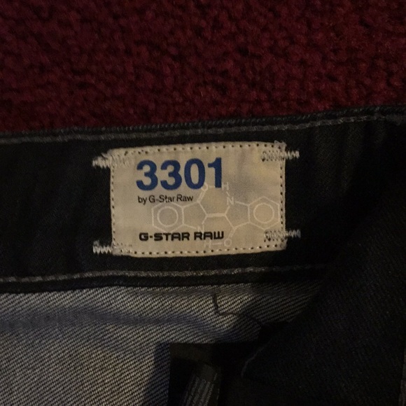 3301 Tapered Jean 28Waist X 32length - Picture 2 of 6